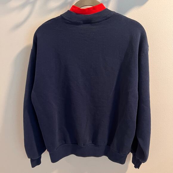 Vtg Jerzees Navy Blue Cardinal Pullover Sweatshirt Size M - Picture 5 of 7